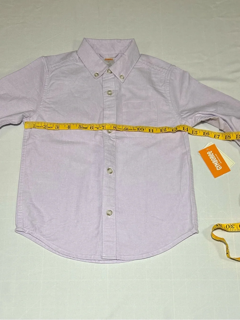 Gymboree Boys Size 5T Lavender Oxford Cotton Button Up NWT Classic